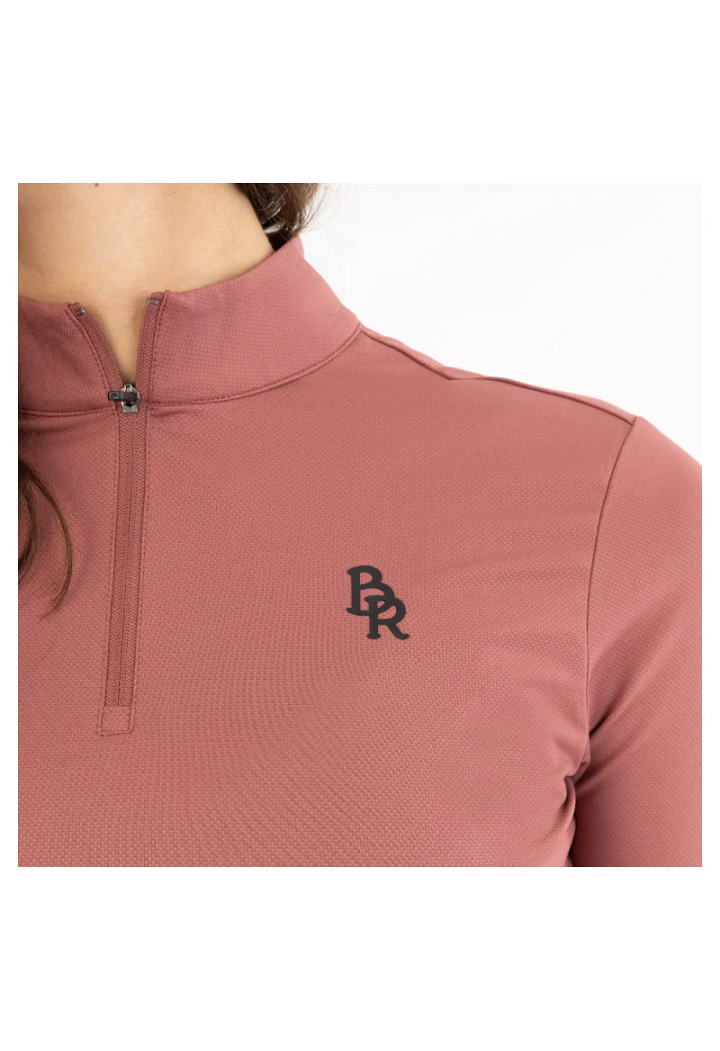 BR Half-Zip Ida femei 25SS T-shirt