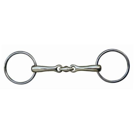 Loose-ring snaffle HKM SS 16 full 2*