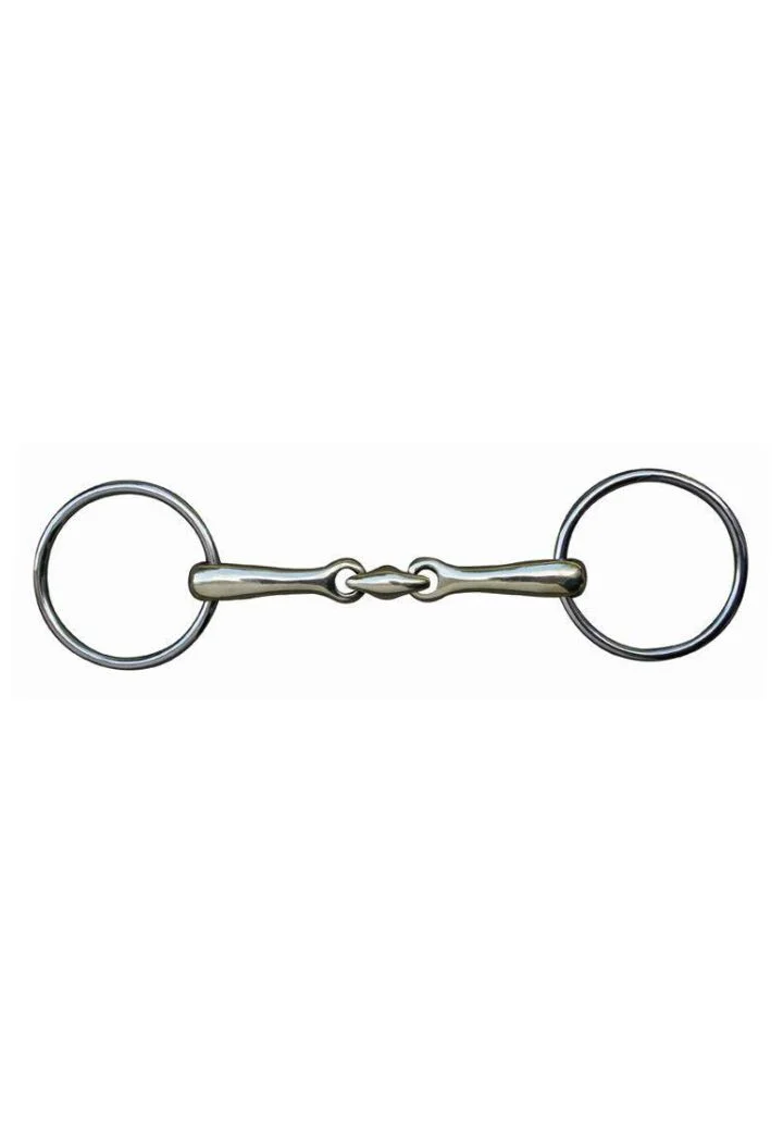 Loose-ring snaffle HKM SS 16 full 2*