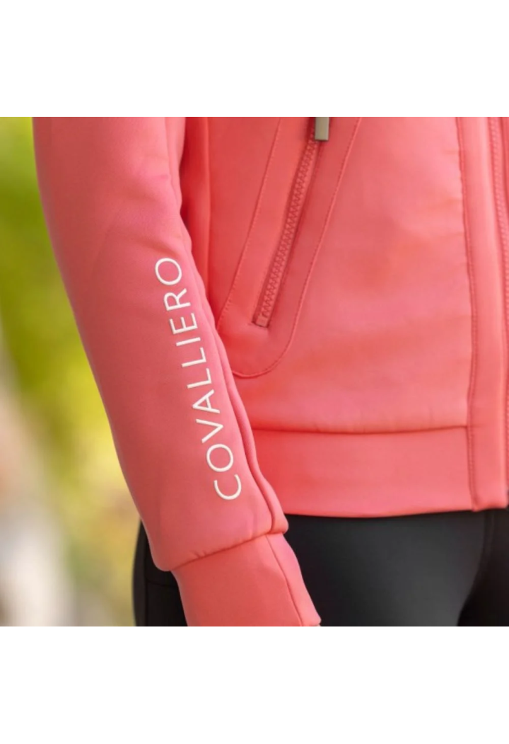 Felpa con cappuccio COVALLIERO 25SS donna