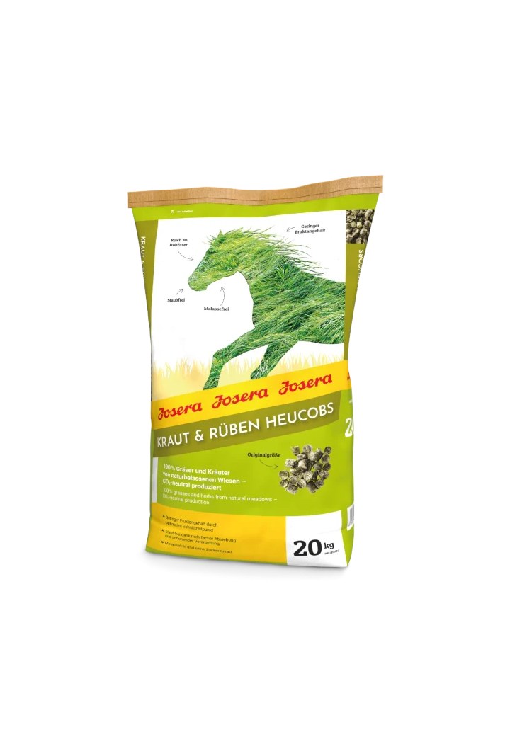 Trawokulki JOSERA KrautRuben Heucobs 20kg | Sklep jeździecki Horse Trade.pl