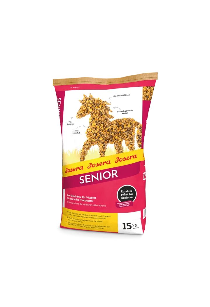 Starší koně krmí JOSERA Senior Pferd 15kg