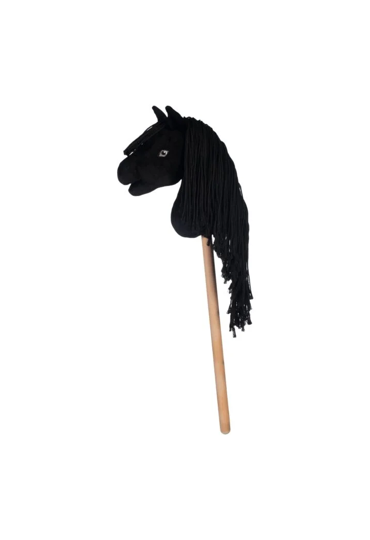 Kleines Pferd auf dem HKM Hobby Horse SlimLine Stick