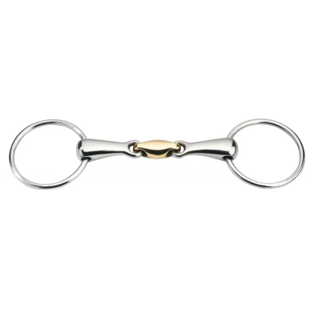 Stihlové udidlo s volnými kroužky FELLING Brass link 21mm 2 * lomené