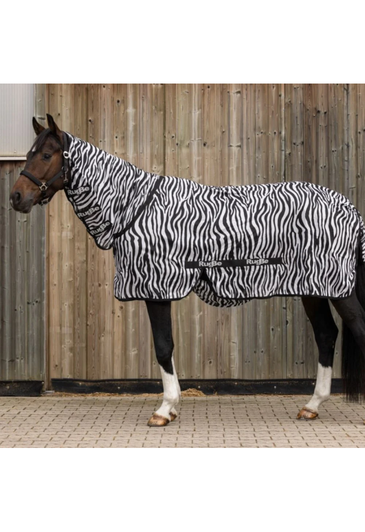 Horse rug mesh COVALLIERO RugBe Zebra
