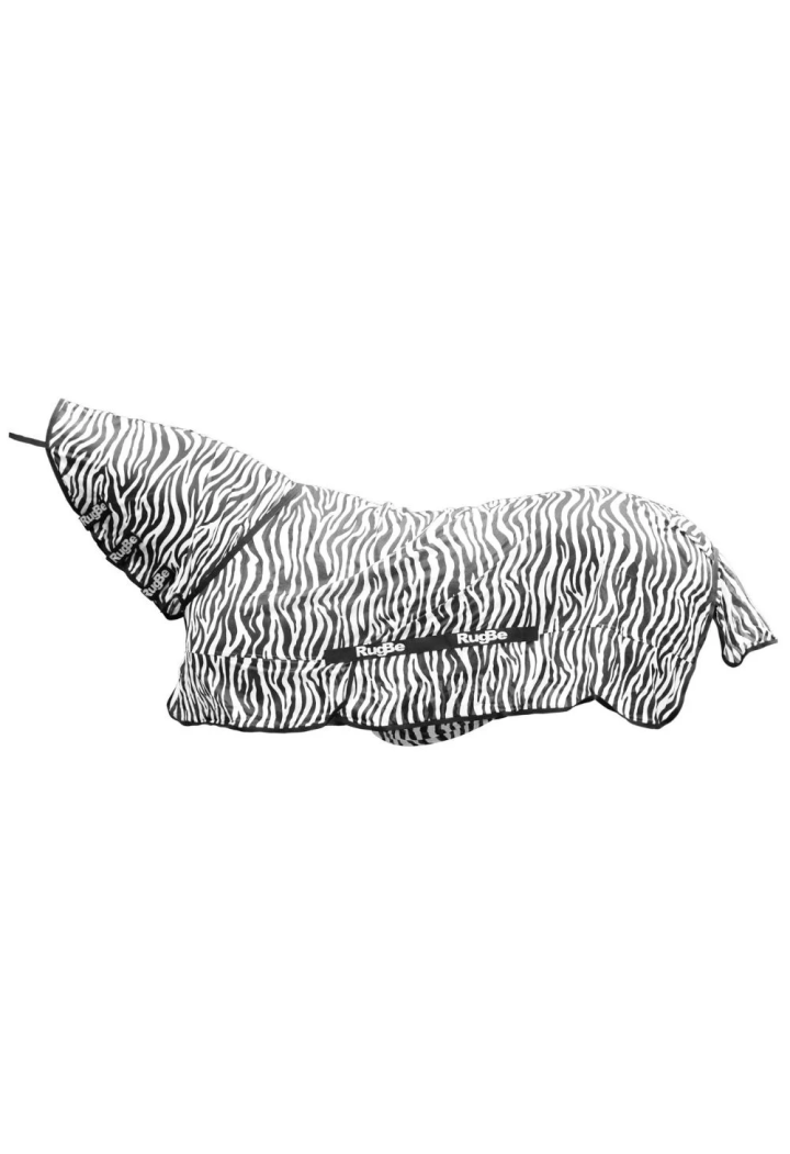 Pferdedecke mesh COVALLIERO RugBe Zebra