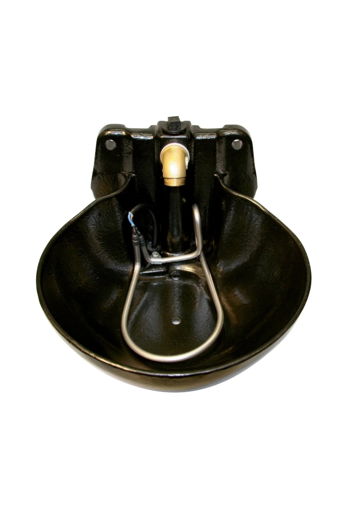 Drinker heated cast iron KERBL H10, 80 W black