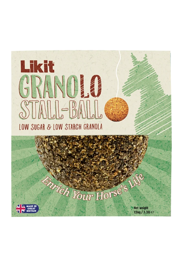 Blocco da leccare LIKIT GranoLo Stall Ball basso zucchero 1,5kg