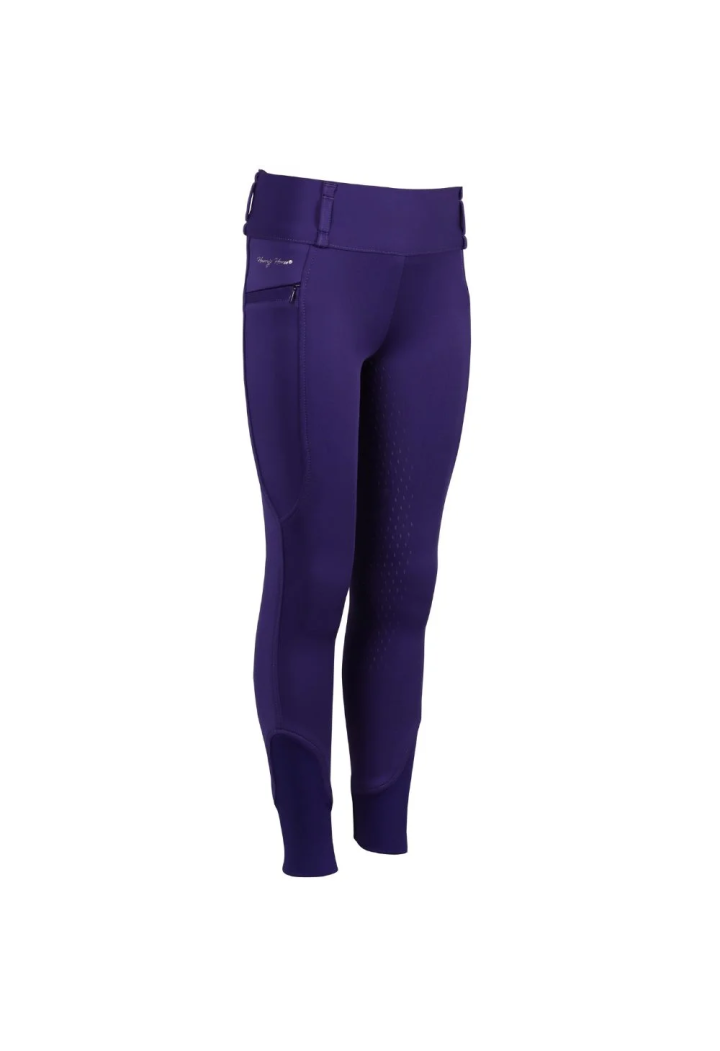 Pantaloni da equitazione HH Equitights DivaViolet giovanile 25SS