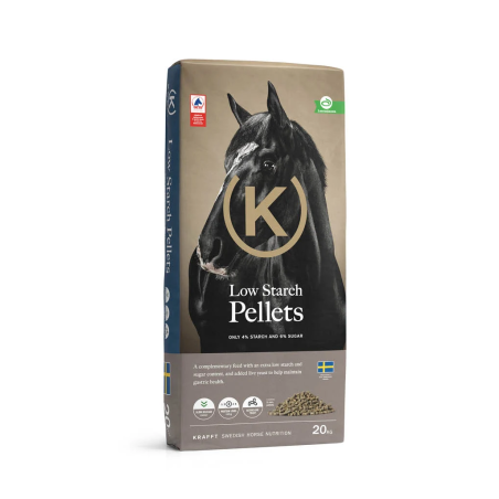Feed for ulcer horses KRAFFT Low Starch Pellets 20kg