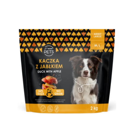 Karma secco WOW!PETS Anatra / Apple PiesML 2kg