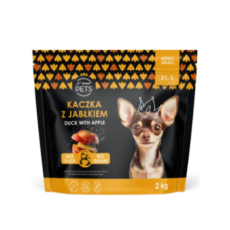 Karma WOW!PETS Rață/ Apple PiesXSS 2kg