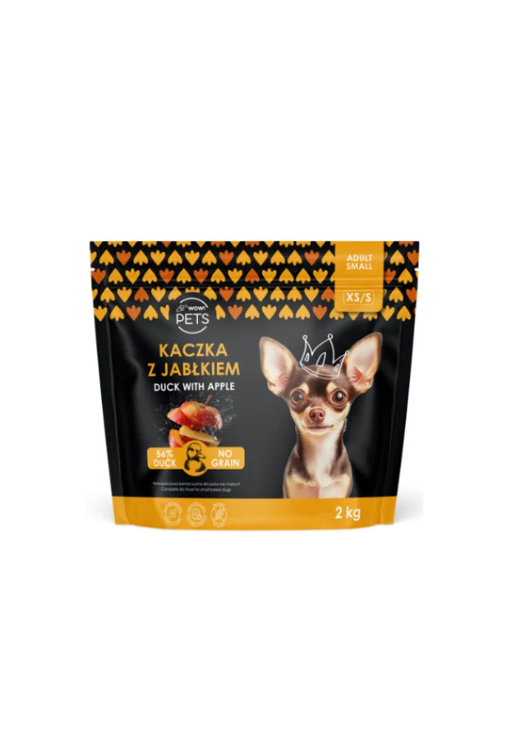 Suchá Karma WOW!PETS Kachna / Apple PiesXSS 2kg