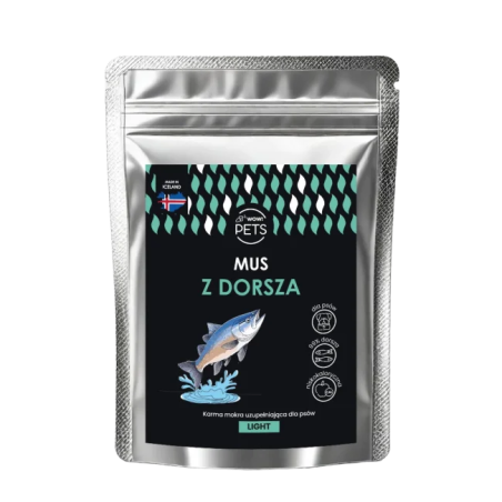 Hundefutter WOW!PETS Mus Dorsza 100g