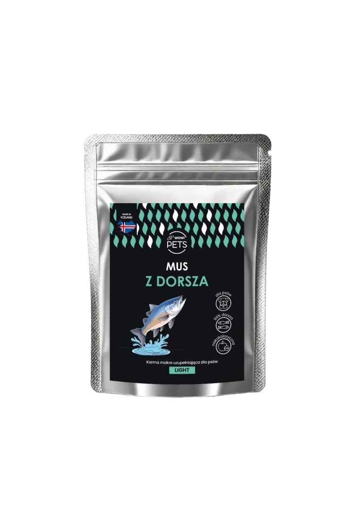 Dog food WOW!PETS Mus Dorsza 100g