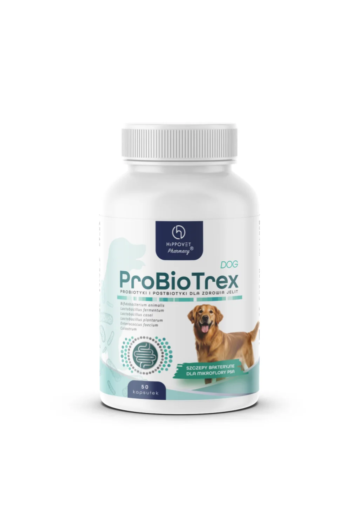 Probiotici HIPPOVETPharmacy ProBioTrex Dog 50 capsule