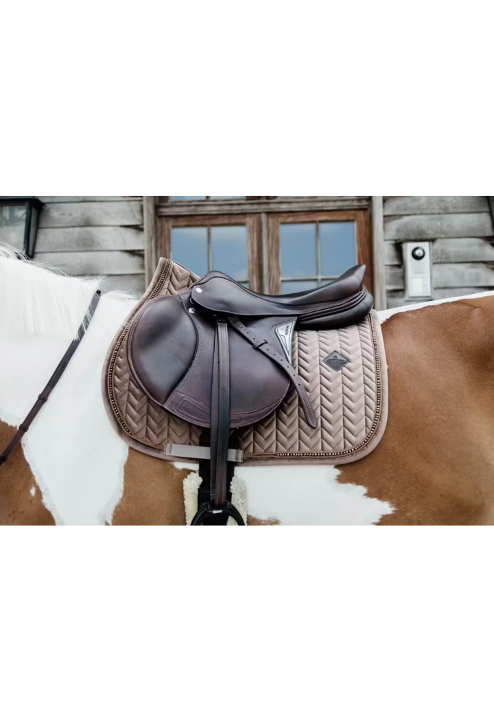 Saddle pad KENTUCKY Velvet Pearls