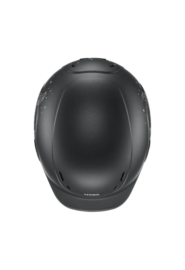 Casco da equitazione UVEX Kidoxx cava felice nero XXXS (49-54)