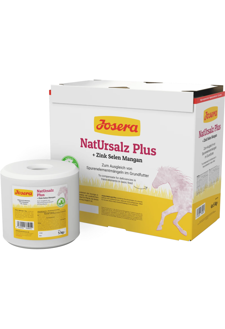 Blocco di sale JOSERA NatUrsalz Plus Zn Se Mn 5kg