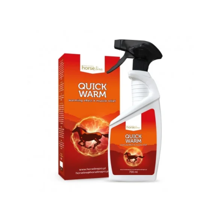 Sprej to teplo. HORSE-LINE Quickwarm 700ml