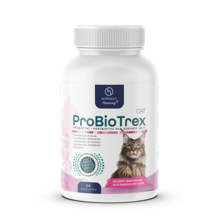 Probiotici HIPPOVETPharmacy ProBioTrex Cat 50 capsule