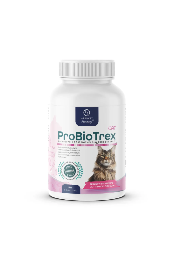 Probiotische HIPPOVETPharmacy ProBioTrex Cat 50 Kapseln