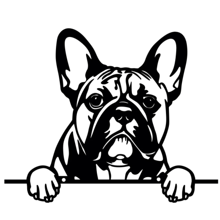 Appendino in metallo DECORMETAL Bulldog 21cm