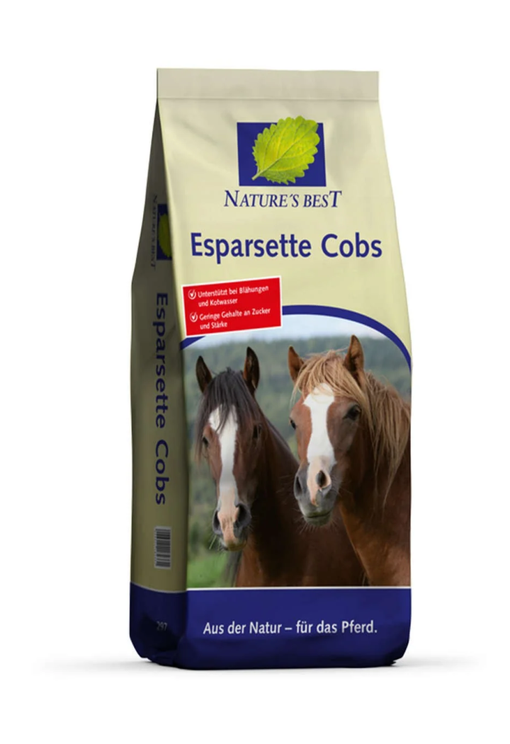 Futtermittel NATURE'S BEST Esparsette Cobs Granulat 18kg