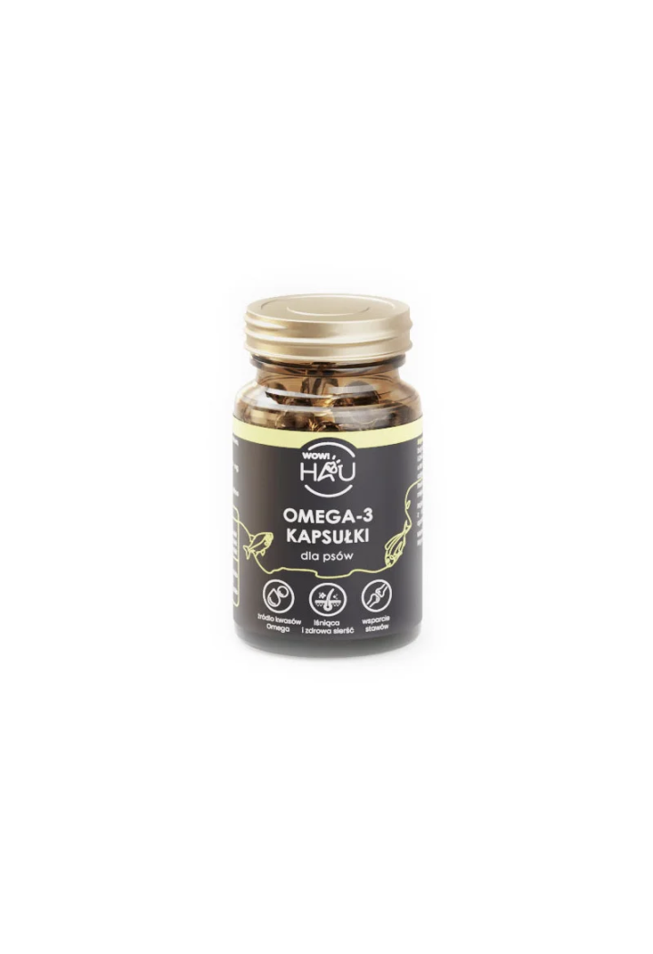 Supplemento per cani WOW!PETS Omega-3 60kap.