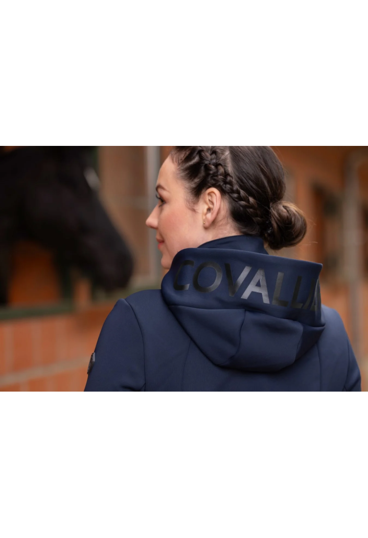 Sweatshirt with hood COVALLIERO 25AW women's