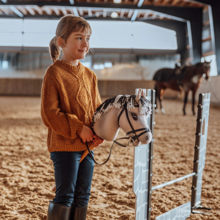 Pferd auf Stock ASTRUP HobbyHorse Luna beige