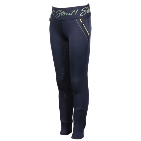 Riding breeches HH Equitys STOUT!Lime 25AW youth