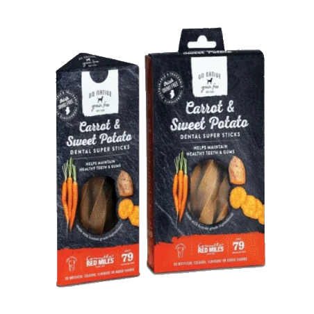 Hundebisse GO NATIVE Dental carr/potato 150g