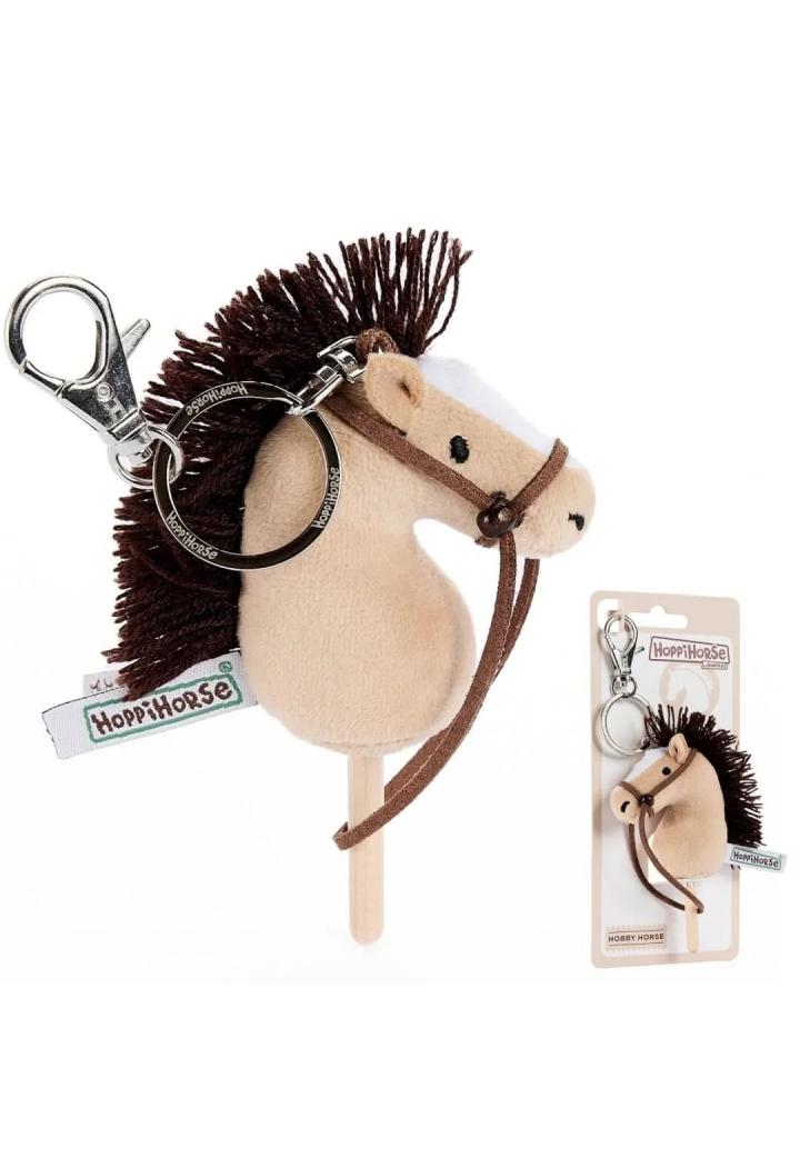 Schlüsselanhänger HoppiHorse HobbyHorse beige 12cm