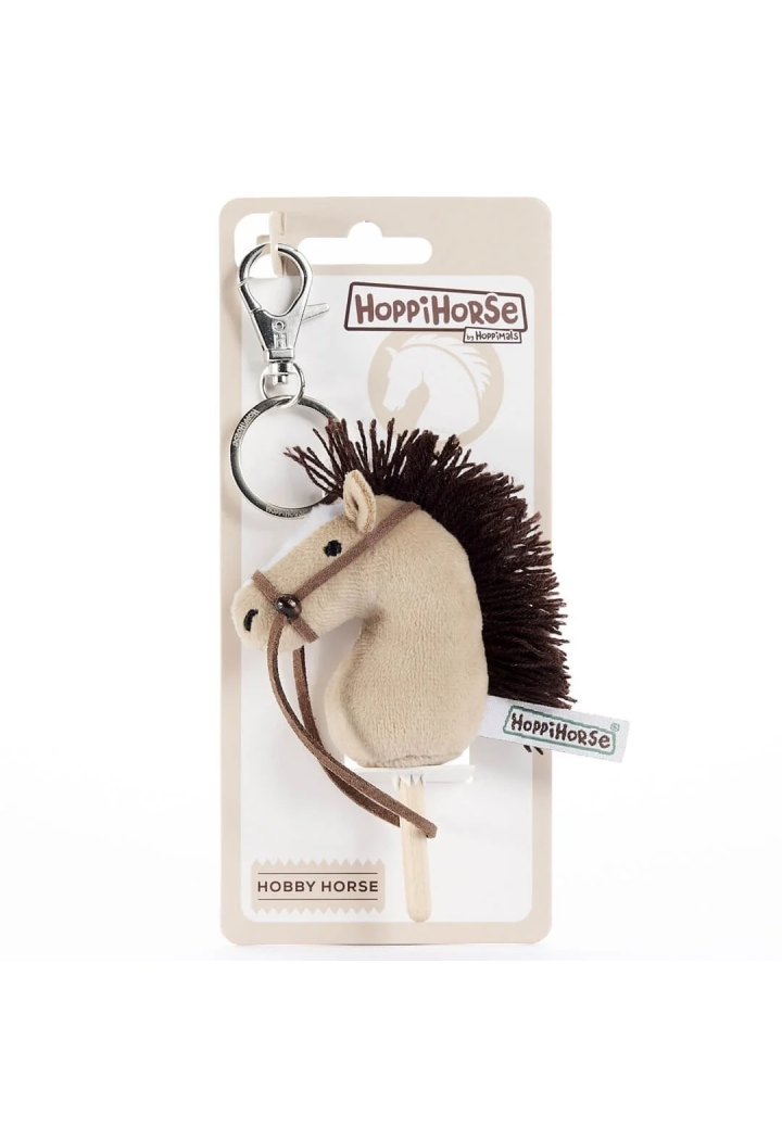 Portachiavi HoppiHorse HobbyHorse beige 12cm