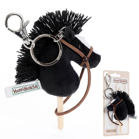 Přívěsek na klíče HoppiHorse HobbyHorse černá 12cm