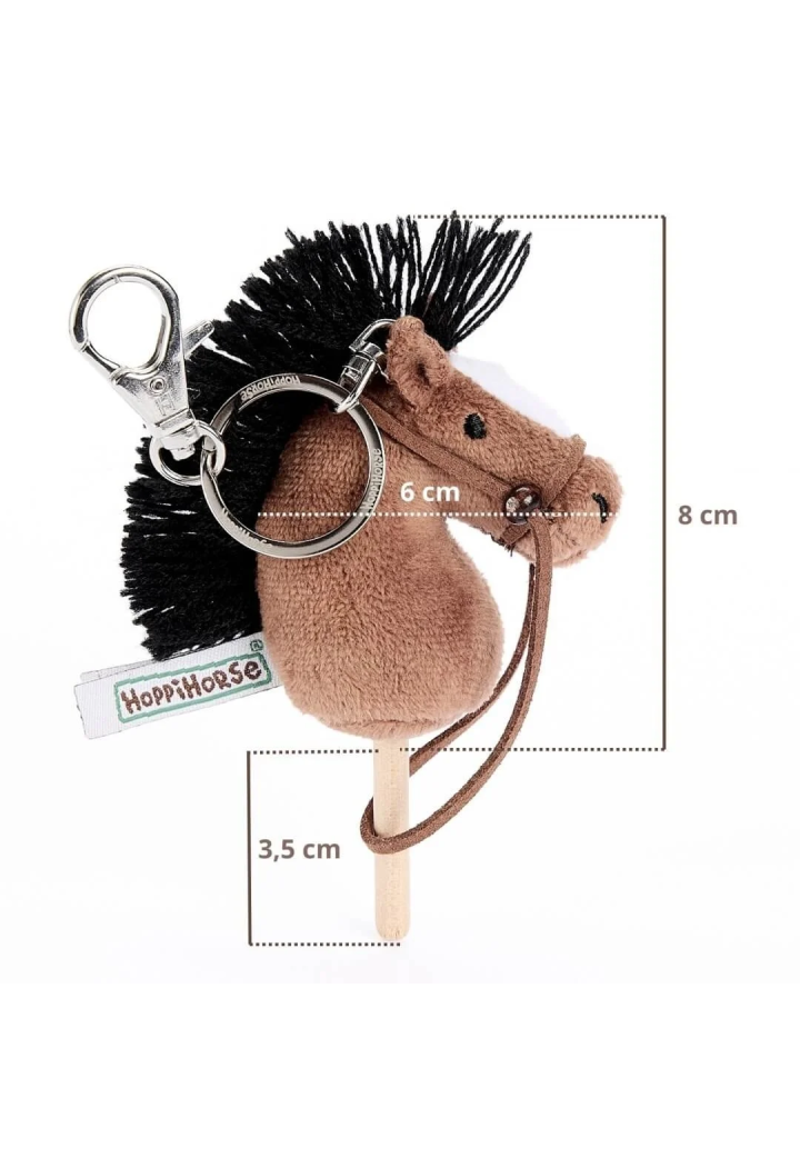 Portachiavi HoppiHorse HobbyHorse baia 12cm