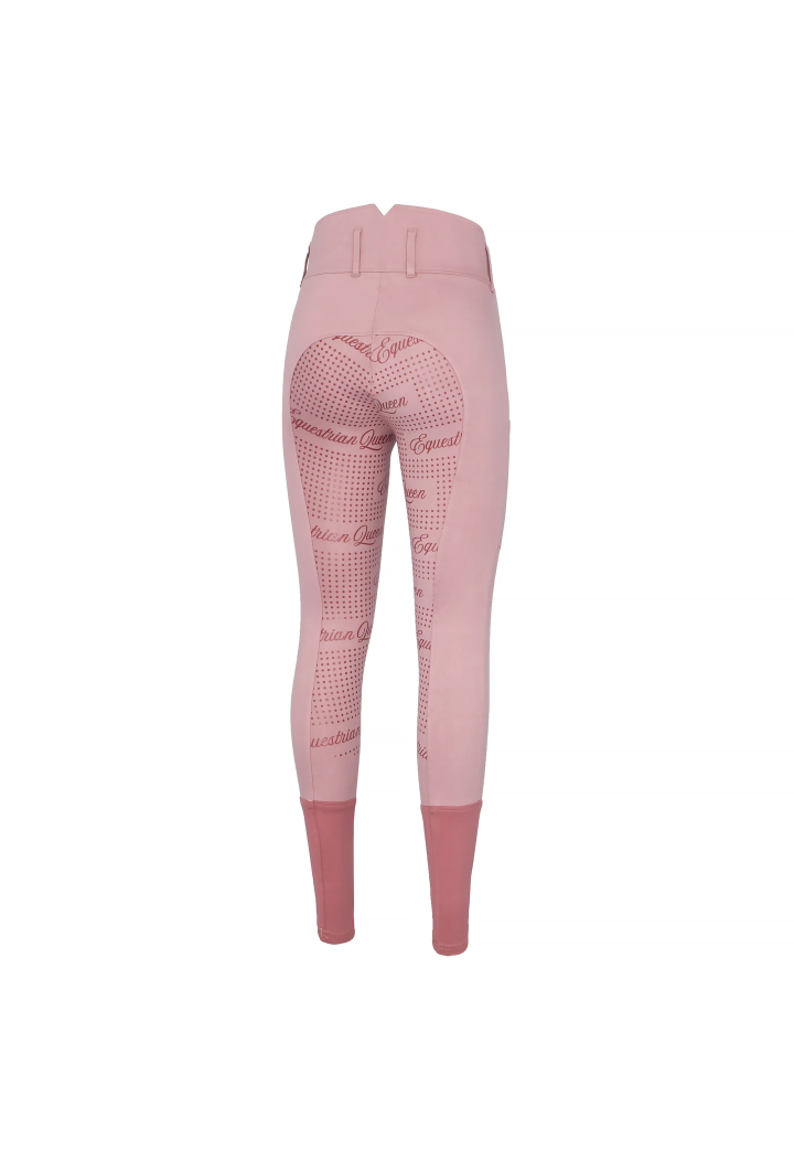 Pantaloni de echitație EQ.QUEEN Redbridge pentru tineret