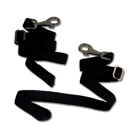 Cinghie per gambe coperte per cavalli WALDHAUSEN per nero flessibile
