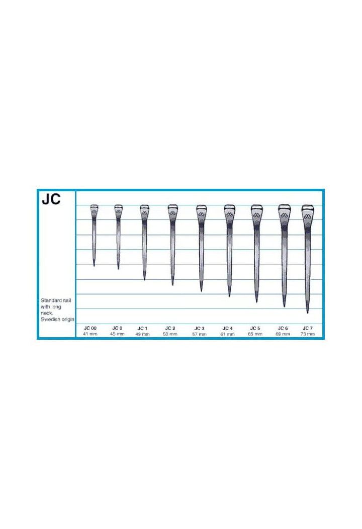 Horseshoe nails MUSTAD JC-4 10535 dic 250 pcs