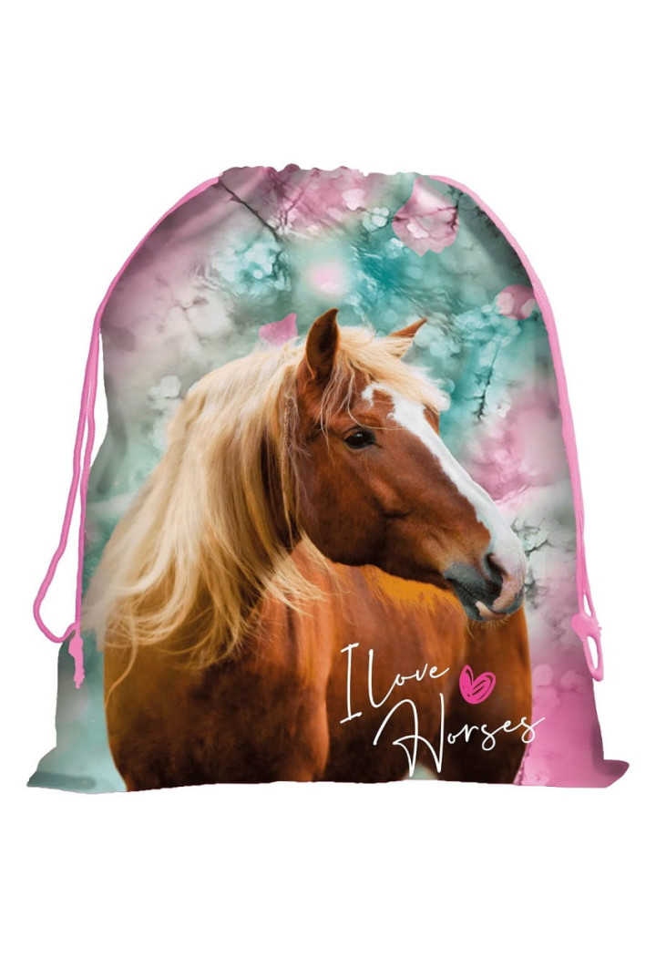 Borsa da scarpe DERFORM I Love Horses