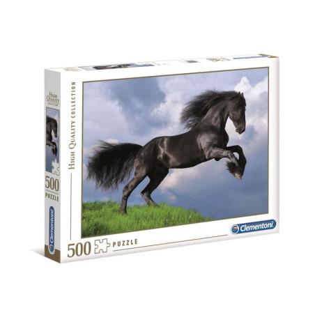 Puzzle CLEMENTONI Black Horse 500 Elemente