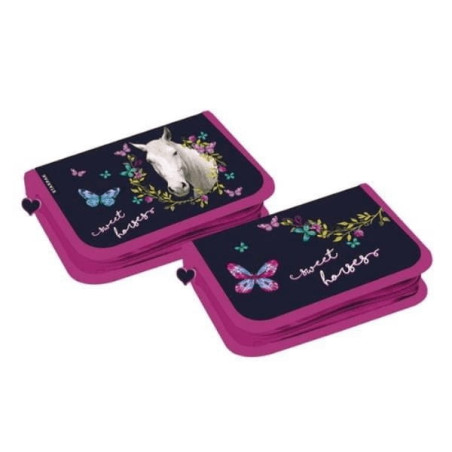 Piórnik STARPAK Sweet Horses z wyposażeniem