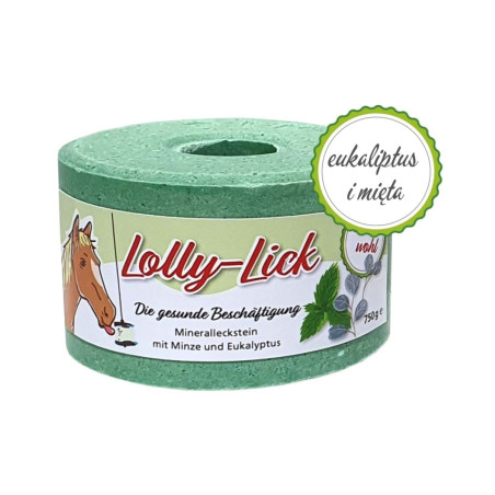 Blocco da leccare LOLLY-LICK menta/eucalyptus 750g