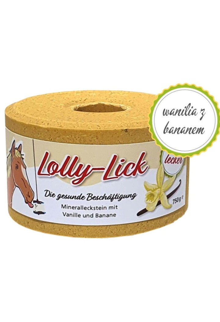 Liz LOLLY-LICK vanilka / banan 750g