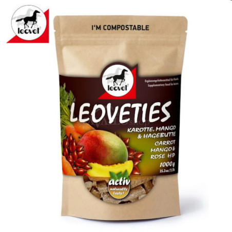 Przysmak dla koni LEOVET 1000g marchew+mango+róża