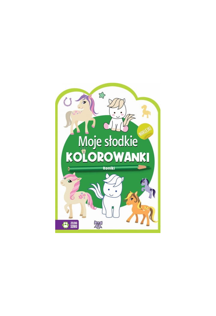 Autocolante ZIELONA SOWA Koniki + 516084