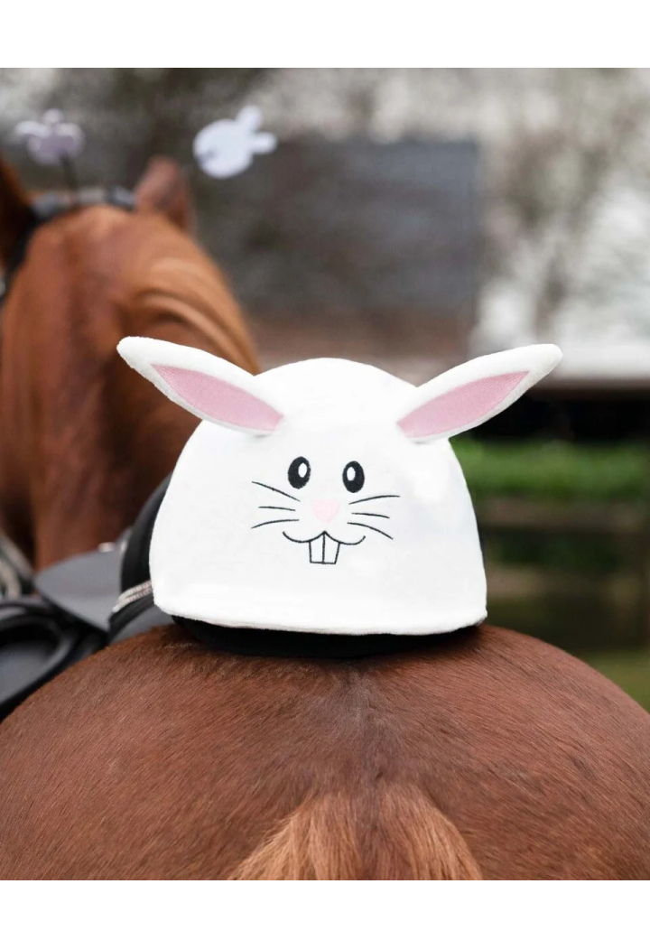 Capac pe cască de echitație QHP Easter Bunny