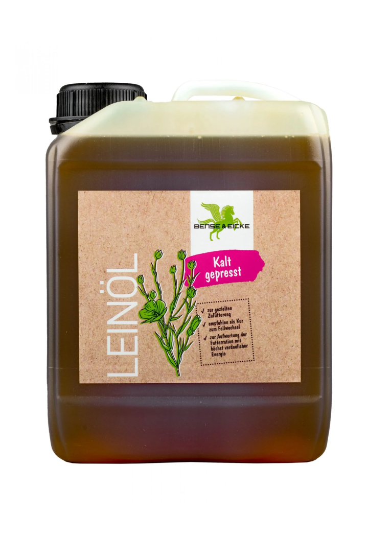 Lněný olej B&E lisovaný za studena 5000ml