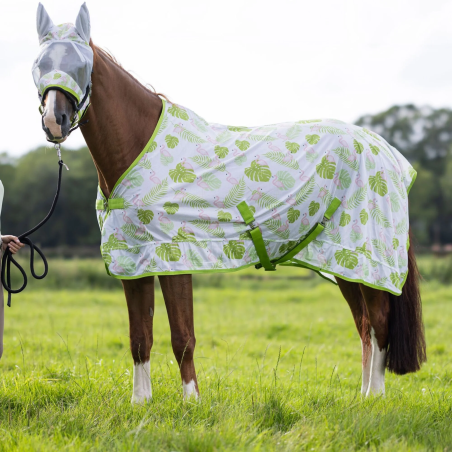 Horse rug mesh HKM Flamingo